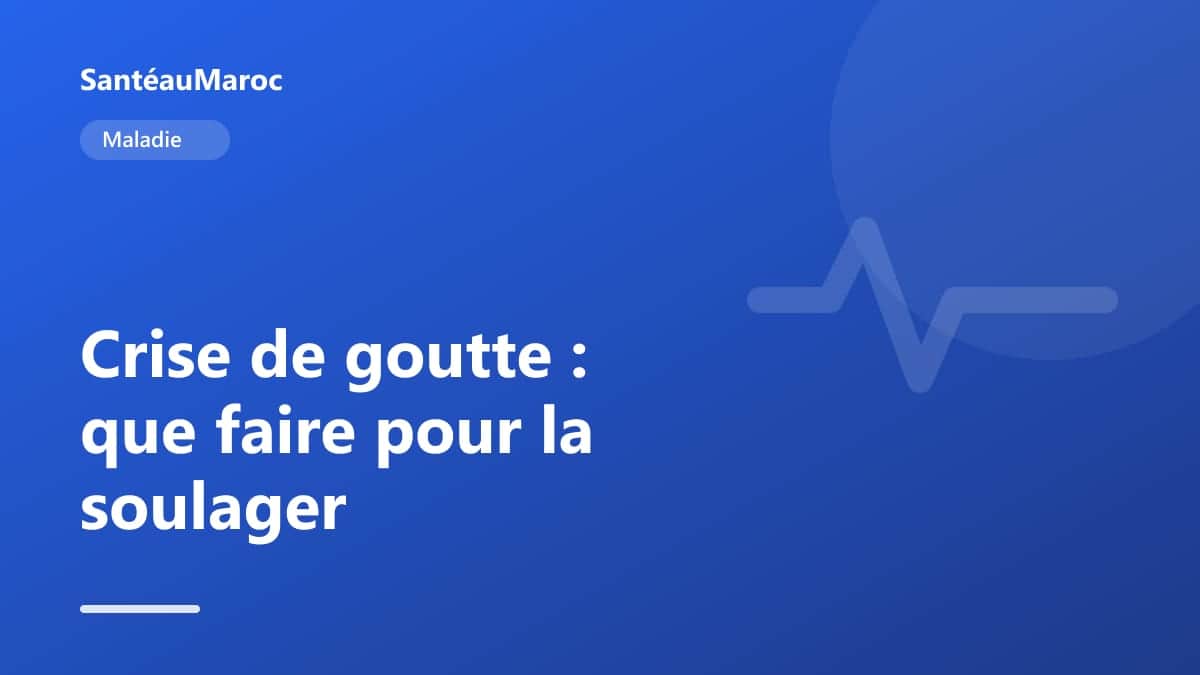 Maladie — Crise de goutte : que faire pour la soulager
